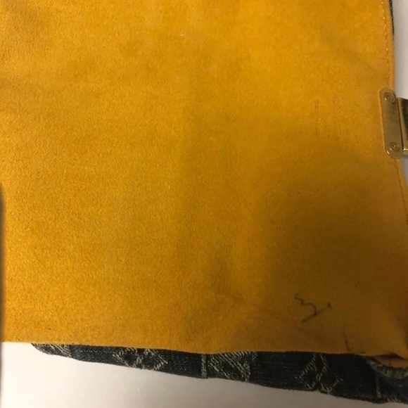 SOLD! Louis Vuitton Denim Pochette Plate - Picture 8 of 10